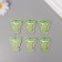 Decor for creativity tree "Frog under the leaf" set 6 pcs 4x3.5x0.3 cm