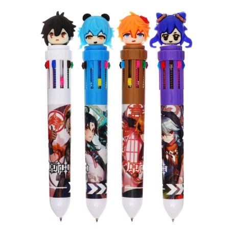 Ballic handle-prick 10 colors of anime mix (barcode on a piece)