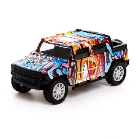 Metal jeep "Graffiti", inertia mix-18