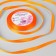 Satin tape, 10 mm × 23 ± 1 m, color bright orange No. 25