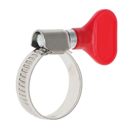Clamp with the "lamb" Zein English, diameter 16-27 mm, width 9 mm, stainless steel-3
