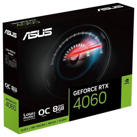 The ASUS PCI-E 4.0 RTX4060-O8G-BRK NVIDIA GEFORCE RTX 4060 8GB 128BIT GDDR6 2490/107745-5