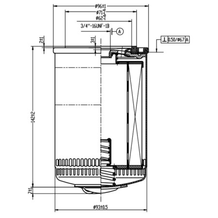 Oil filter Totachi TC-1500-1