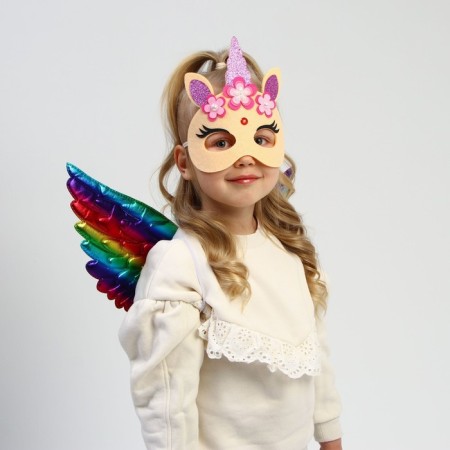 Carnival set "Beautiful Unicorn", Wings, Mask-7