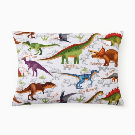 Pillowcase "Ethel" dinosaurs 50x70 cm, 100% HL, calico-2