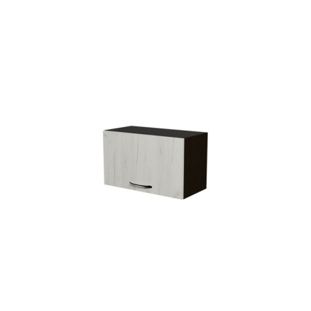 Cabinet with 1 lifting door, 60x30x36 cm, wenge, oak Gray