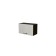 Cabinet with 1 lifting door, 60x30x36 cm, wenge, oak Gray