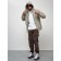 Male spring jacket, size 56, beige color