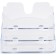 HEAMM TAMM TOMMAMS, 3 compartments, transparent, gray