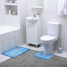 A set of mats for the bathroom and toilet of the Dilan 