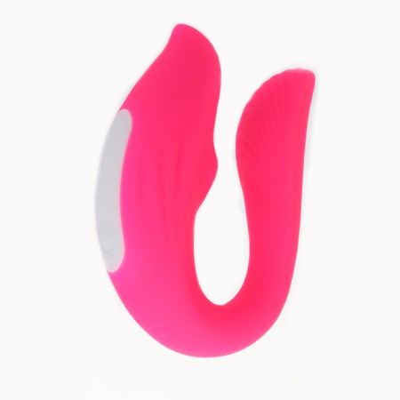 Vibrator for steam, with vacuum-wave stimulation of the clitoris, USB, USB, 10 modes, pink-1