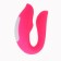 Vibrator for steam, with vacuum-wave stimulation of the clitoris, USB, USB, 10 modes, pink