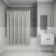 Curtain for the bathroom IDDIS PEVA 3D P03PV18I11, 200x180 cm