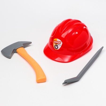 Set of tools fixiki, with a helmet