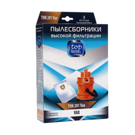 Non -woven Top House Thn 201 Vax vacuumboards with a high filtration level, 3 pcs