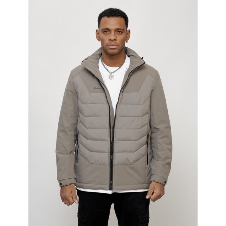 Men's spring jacket, size 56, gray color-4
