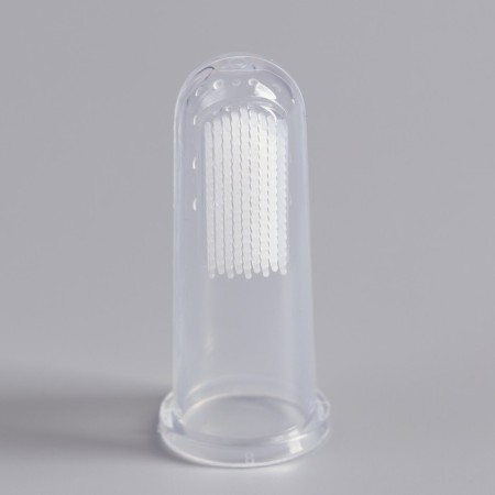 An animal brush brush, 5.5 x 2.5 cm, blue container 7 x 4 cm-2
