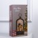 LED figure "Lantern with a Christmas tree" 13 × 30 × 7 cm, plastic, AAX3 batteries (not complete), USB, glow warm white