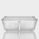 Glass container for storage of products, 480 ml