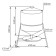 Vacuum drinker for poultry, 30 l, on the legs