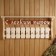 Shelve-lick "with light steam" 9 hooks, linden "Dobroparov"