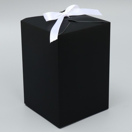 Gift folding box, packaging, “black”, 12 x 18 x 12 cm-1