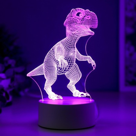 Tyrannosaurus lamp Led RGB from the RISALUX network-4