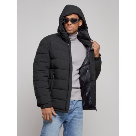 Sports male winter, size 56, black color-5