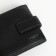 Male purse on the button, black color