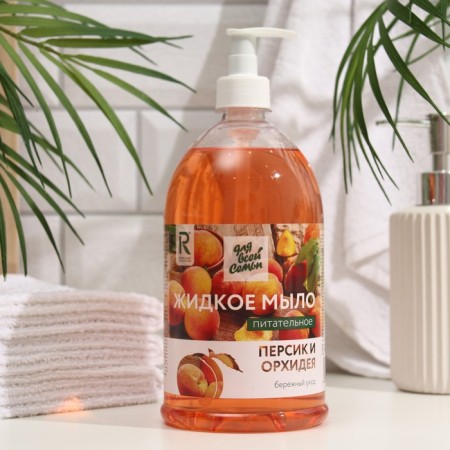 Liquid soap "Orchid and Persian", nutritious, 1000 ml