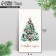 Elubicular envelope "Christmas tree", 16.5 x 8 cm, New Year