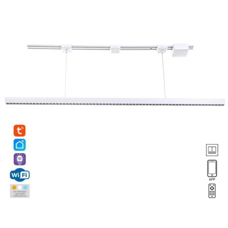 SLAM SLIM SLIM "Reina" LED 66W 3000K-6000K 48V CRI90 white 3.2x3.8x12-112cm