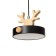 Bayerlux lamp "Deer Piarti" LED 24W 3000-6000K Black 22x22x32-85 cm
