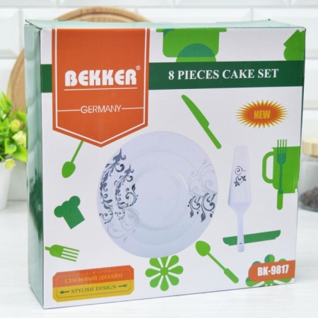 Set for the Cake Bekker Sicilia, 8 objects, porcelain-2