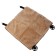 Kittail in the front seat, natural wool, short pile, beige