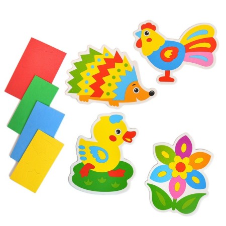 Soft picture for kids "Funny animals"-1
