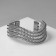 Bracelet Metal "Athena" screw, silver color