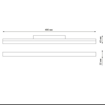SHINO SHINO 1-Fs, 24W LED, 4000K, 1920LM, white color-1