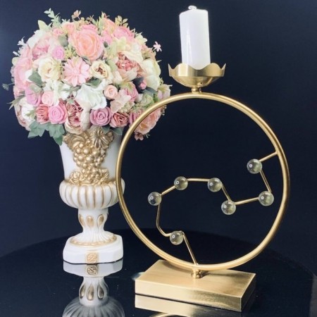 Lenardi candlestick "Milky Way", height 42 cm
