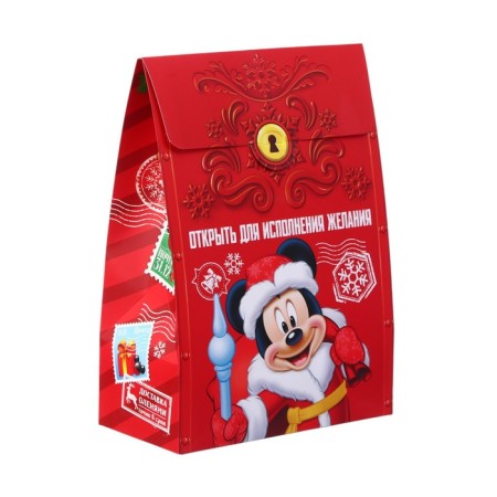 Folding box, New Year's "Fairytale Mail", 20 x 28.1 x 10 cm, Mickey Mouse and his friends-3