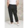 Female trousers, size 62, black color