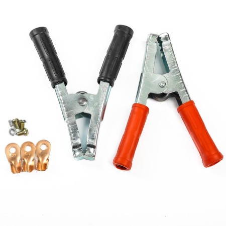 Clips-crocodiles for launch wires, 500 A, 160 mm, set 2 pcs-1