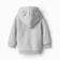 Sweatshirt for a girl, color medium gray melange, height 80 cm (48)