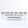 Mini-bar "Baroque" Bar Standing, 6 fuepers/glass/stop