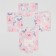 Chocolate box, confectionery packaging, “flowers”, with a window, 10.2 x 1.4 x 10.2 cm