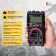 Multimeter Deli DL334302 102977, LCD display, AC/DC, 0.2 - 600 V