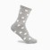 Women's socks "peas", light gray color, size 23-25