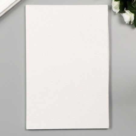Foamiran "neon shine - white" 2 mm format A4 (set of 5 sheets)-2