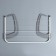 Sushilka for linen hanging fraction, 50 × 30 cm, color gray color
