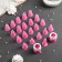 Set of pastry nozzles, D = 2.5 cm, 21 pcs, adapter 3 cm, color mix